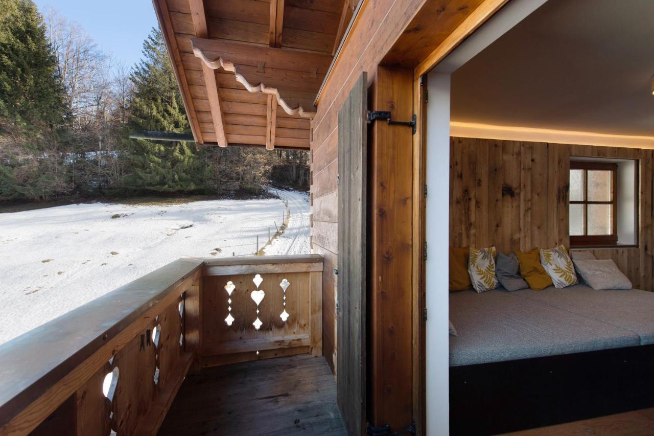 Ferienwohnung Riesserbaur การ์มิช-พาร์เทนเคียร์เชน ภายนอก รูปภาพ