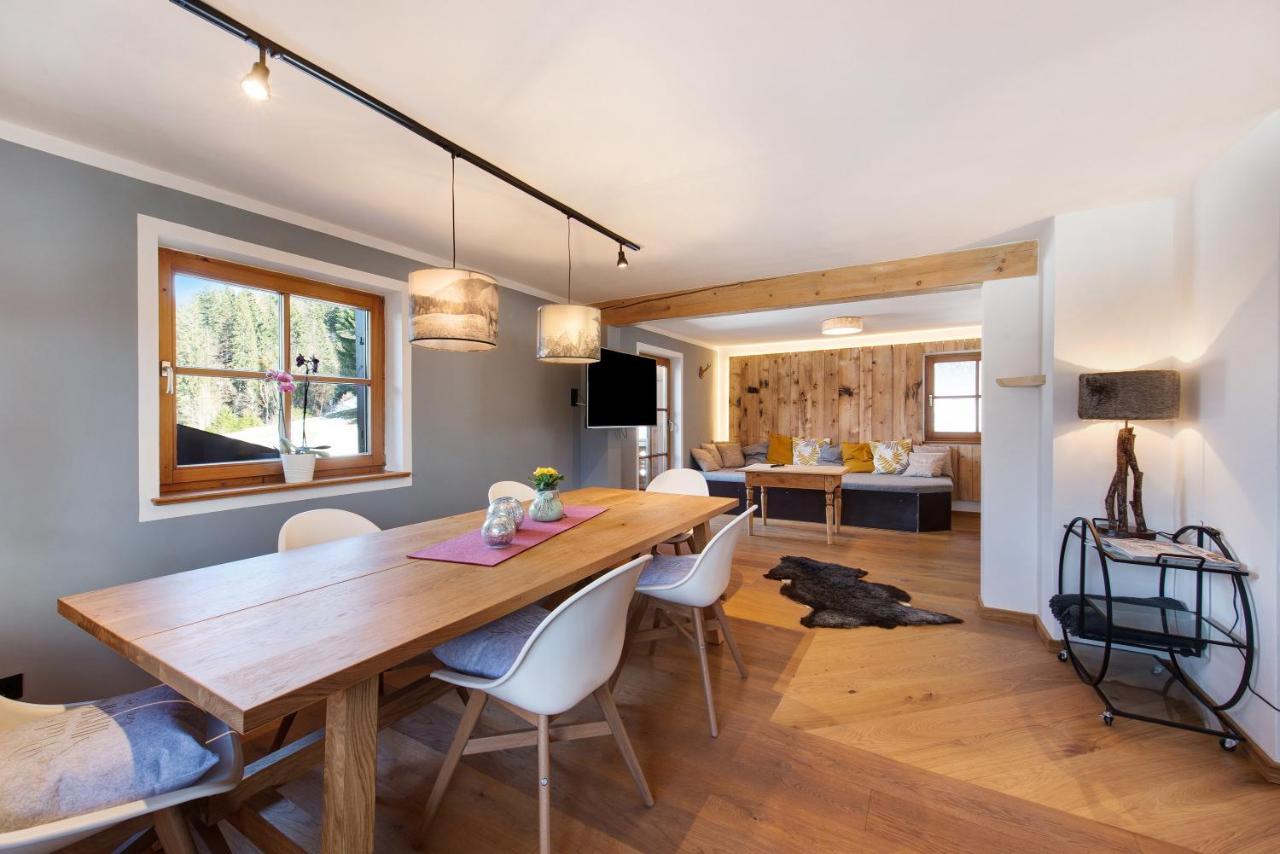 Ferienwohnung Riesserbaur การ์มิช-พาร์เทนเคียร์เชน ภายนอก รูปภาพ